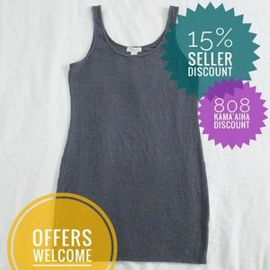 Forever 21 Bodycon Mini Dress (L) in Grey